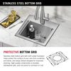 15&rdquo; Stainless Steel Workstation Kitchen Bar Sink Drop-In Undermount Single Bowl with WorkFlow&trade; Ledge and Accessories